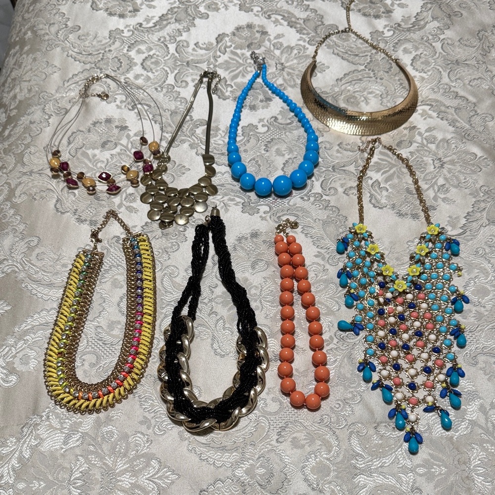Colorful Beaded Necklace Set